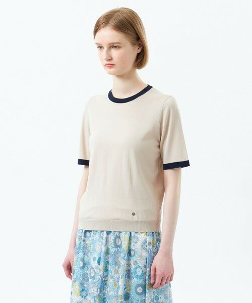 MACKINTOSH PHILOSOPHY / マッキントッシュ フィロソフィー ニット・セーター | リネンミックスバイカラーニット | 詳細5