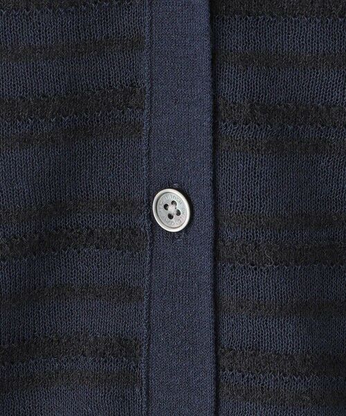 MACKINTOSH PHILOSOPHY / マッキントッシュ フィロソフィー ニット・セーター | ブークレーボーダーVネックカーデ | 詳細5