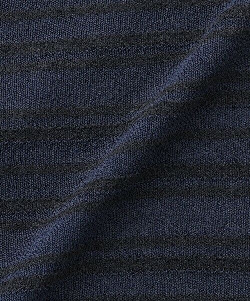 MACKINTOSH PHILOSOPHY / マッキントッシュ フィロソフィー ニット・セーター | ブークレーボーダーVネックカーデ | 詳細6