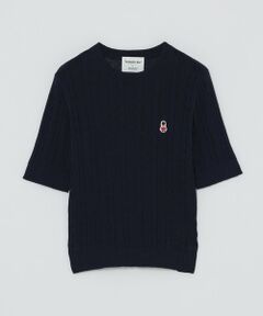 MACKINTOSH PHILOSOPHY / マッキントッシュ フィロソフィー ニット・セーター | 【WEB&一部店舗】バッキンガムベアケーブルハーフスリーブニット