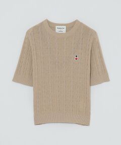 MACKINTOSH PHILOSOPHY / マッキントッシュ フィロソフィー ニット・セーター | 【WEB&一部店舗】バッキンガムベアケーブルハーフスリーブニット