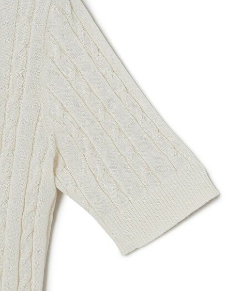 MACKINTOSH PHILOSOPHY / マッキントッシュ フィロソフィー ニット・セーター | 【WEB&一部店舗】バッキンガムベアケーブルハーフスリーブニット | 詳細3