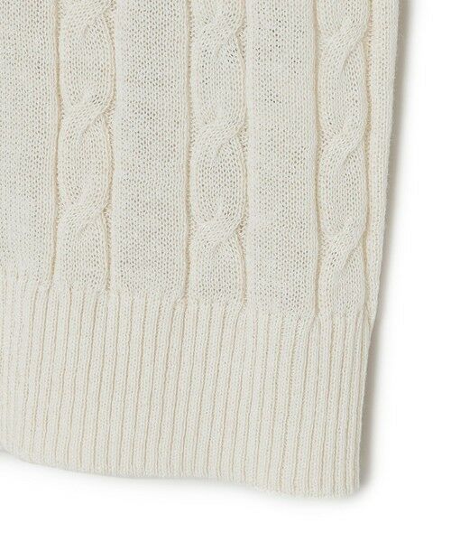 MACKINTOSH PHILOSOPHY / マッキントッシュ フィロソフィー ニット・セーター | 【WEB&一部店舗】バッキンガムベアケーブルハーフスリーブニット | 詳細4