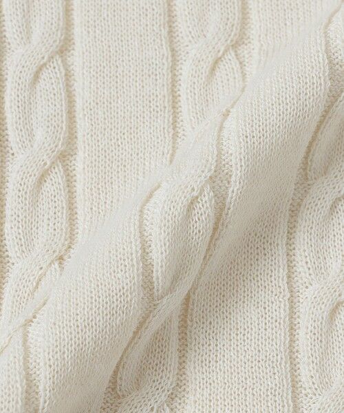 MACKINTOSH PHILOSOPHY / マッキントッシュ フィロソフィー ニット・セーター | 【WEB&一部店舗】バッキンガムベアケーブルハーフスリーブニット | 詳細6