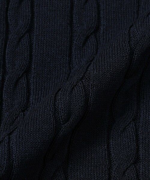 MACKINTOSH PHILOSOPHY / マッキントッシュ フィロソフィー ニット・セーター | 【WEB&一部店舗】バッキンガムベアケーブルハーフスリーブニット | 詳細7