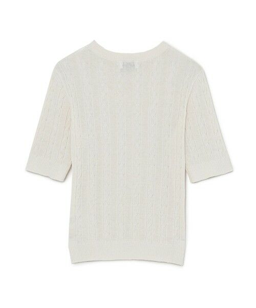 MACKINTOSH PHILOSOPHY / マッキントッシュ フィロソフィー ニット・セーター | 【WEB&一部店舗】バッキンガムベアケーブルハーフスリーブニット | 詳細1