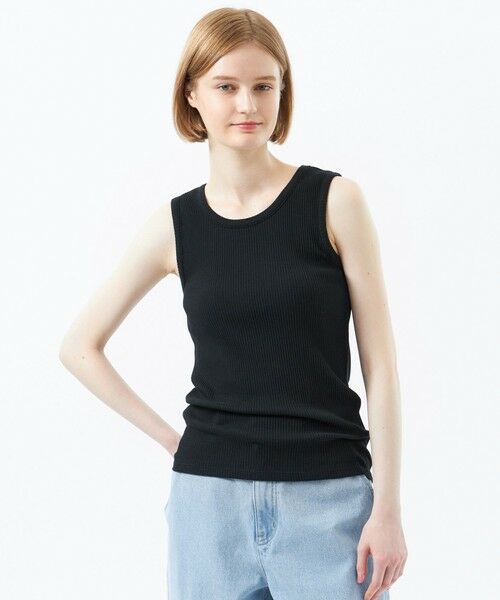 MACKINTOSH PHILOSOPHY/マッキントッシュ フィロソフィー Uネックタンクトップ ブラック1 38