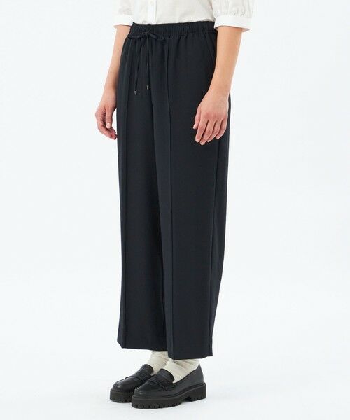 MACKINTOSH PHILOSOPHY / マッキントッシュ フィロソフィー その他パンツ | 【Alby Easy Pants Wide(アルビー イージーパンツ ワイド)】バックサテン | 詳細5