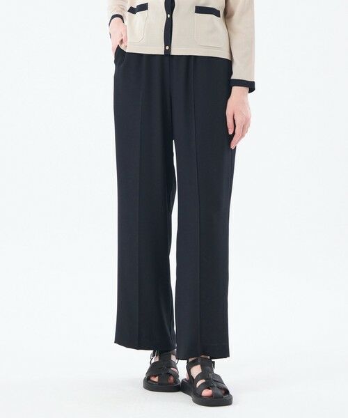 MACKINTOSH PHILOSOPHY / マッキントッシュ フィロソフィー その他パンツ | 【Alby Easy Pants Wide(アルビー イージーパンツ ワイド)】バックサテン | 詳細2