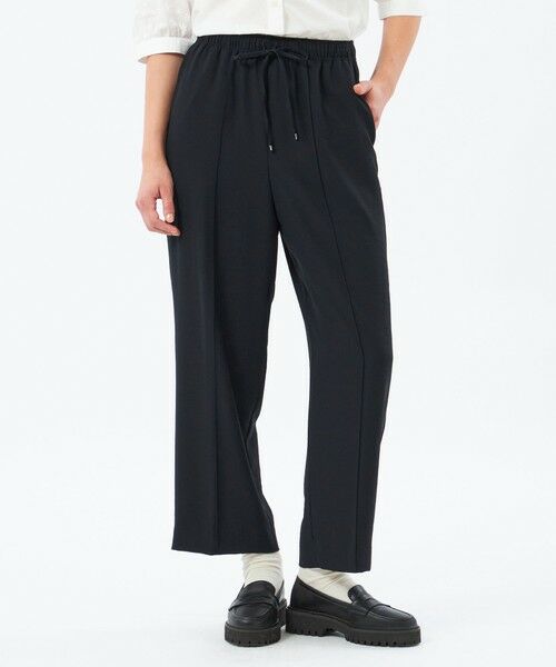 MACKINTOSH PHILOSOPHY/マッキントッシュ フィロソフィー 【Alby Easy Pants Wide(アルビー イージーパンツ ワイド)】バックサテン ネイビー3 34 MACKINTOSH PHILOSOPHY/マッキントッシュ フィロソフィー 【Alby Easy Pants Wide(アルビー イージーパンツ ワイド)】バックサテン ネイビー3 34