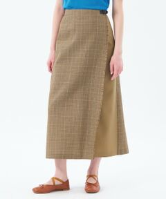 MACKINTOSH PHILOSOPHY / マッキントッシュ フィロソフィー ロング・マキシ丈スカート | バスケットチェックサイドベルトスカート