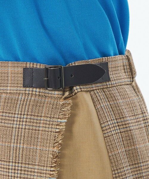 MACKINTOSH PHILOSOPHY / マッキントッシュ フィロソフィー ロング・マキシ丈スカート | バスケットチェックサイドベルトスカート | 詳細6