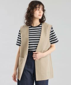 MACKINTOSH PHILOSOPHY / マッキントッシュ フィロソフィー ブルゾン | GREY LABEL リネンナイロンジレ