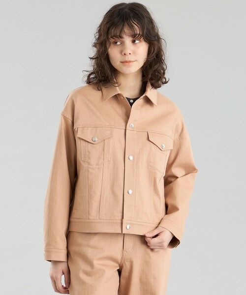 MACKINTOSH PHILOSOPHY / マッキントッシュ フィロソフィー ブルゾン | GREY LABEL デニムトラッカージャケット(オレンジ1)