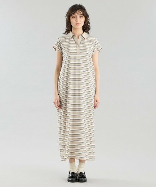 MACKINTOSH PHILOSOPHY / マッキントッシュ フィロソフィー ロング・マキシ丈ワンピース | GREY LABEL マルチボーダーワンピース | 詳細3