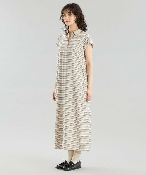 MACKINTOSH PHILOSOPHY / マッキントッシュ フィロソフィー ロング・マキシ丈ワンピース | GREY LABEL マルチボーダーワンピース | 詳細4