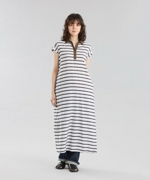 MACKINTOSH PHILOSOPHY / マッキントッシュ フィロソフィー ロング・マキシ丈ワンピース | GREY LABEL マルチボーダーワンピース | 詳細1