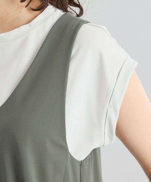 MACKINTOSH PHILOSOPHY / マッキントッシュ フィロソフィー ロング・マキシ丈ワンピース | GREY LABEL テックジャージーコクーンワンピース | 詳細7