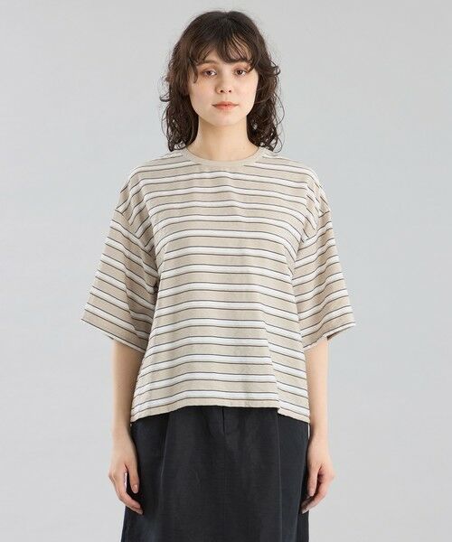 MACKINTOSH PHILOSOPHY / マッキントッシュ フィロソフィー シャツ・ブラウス | GREY LABEL マルチボーダーブラウス | 詳細3