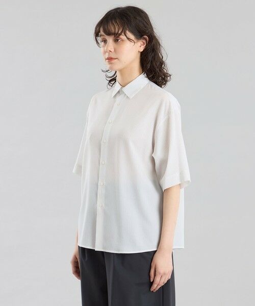 MACKINTOSH PHILOSOPHY / マッキントッシュ フィロソフィー シャツ・ブラウス | GREY LABEL ストライプショートスリーブレギュラーカラーシャツ | 詳細3