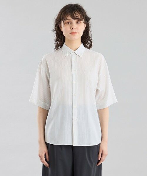 MACKINTOSH PHILOSOPHY / マッキントッシュ フィロソフィー シャツ・ブラウス | GREY LABEL ストライプショートスリーブレギュラーカラーシャツ | 詳細2