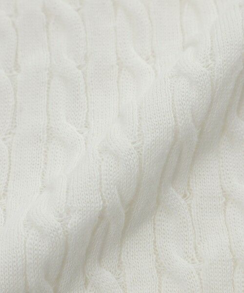 MACKINTOSH PHILOSOPHY / マッキントッシュ フィロソフィー ニット・セーター | GREY LABEL ハイベージケーブルニットポロ | 詳細10