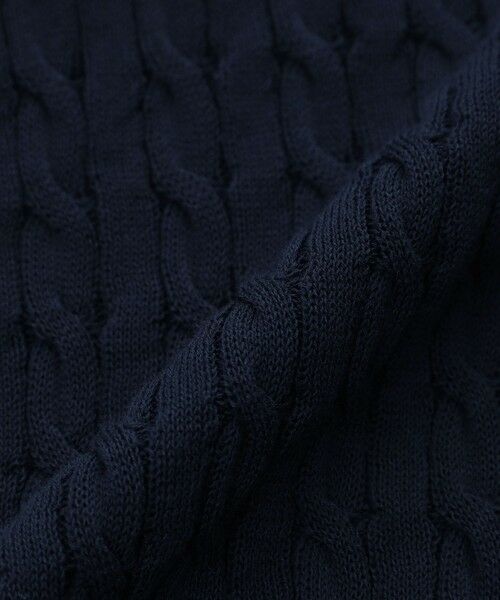 MACKINTOSH PHILOSOPHY / マッキントッシュ フィロソフィー ニット・セーター | GREY LABEL ハイベージケーブルニットポロ | 詳細11