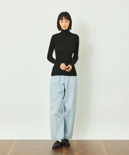 GREY LABEL シンチバックワイドデニム （その他パンツ
