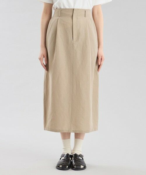 MACKINTOSH PHILOSOPHY / マッキントッシュ フィロソフィー ロング・マキシ丈スカート | GREY LABEL リネンナイロンスカート | 詳細6