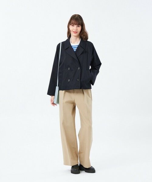 MACKINTOSH PHILOSOPHY / マッキントッシュ フィロソフィー その他アウター | 【WEB&一部店舗限定】ソフトギャバジンショートトレンチコート | 詳細1