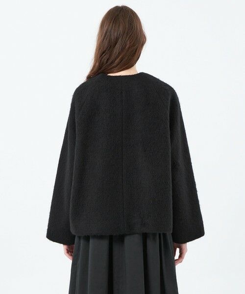 MACKINTOSH PHILOSOPHY / マッキントッシュ フィロソフィー その他アウター | 【WELBURY NO COLLAR SHORT(ウェルベリーノーカラーショート)】ウールシャギー製 | 詳細6