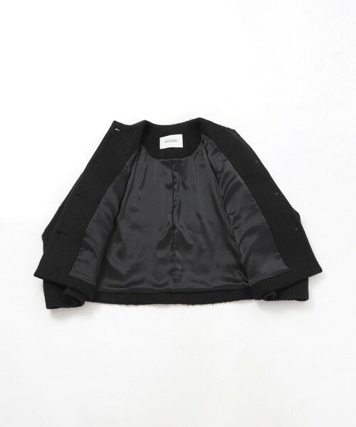 MACKINTOSH PHILOSOPHY / マッキントッシュ フィロソフィー その他アウター | 【WELBURY NO COLLAR SHORT(ウェルベリーノーカラーショート)】ウールシャギー製 | 詳細9