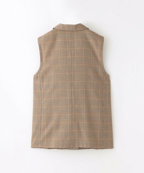 MACKINTOSH PHILOSOPHY / マッキントッシュ フィロソフィー ノーカラージャケット | バスケットチェックテーラードジレ | 詳細1