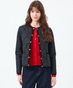 MACKINTOSH PHILOSOPHY / マッキントッシュ フィロソフィー ノーカラージャケット | 【WEB&一部店舗限定】キルティングショート