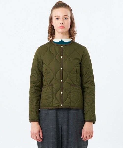 MACKINTOSH PHILOSOPHY / マッキントッシュ フィロソフィー ノーカラージャケット | 【WEB&一部店舗限定】キルティングショート | 詳細3