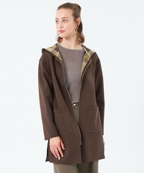 MACKINTOSH PHILOSOPHY/マッキントッシュ フィロソフィー ハウスチェックダンボールコーディガン キャメル1 36 MACKINTOSH PHILOSOPHY/マッキントッシュ フィロソフィー ハウスチェックダンボールコーディガン キャメル1 36