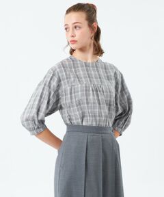 MACKINTOSH PHILOSOPHY / マッキントッシュ フィロソフィー シャツ・ブラウス | フロントギャザーチェックブラウス