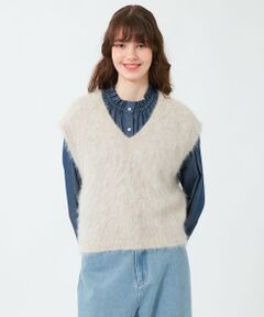 MACKINTOSH PHILOSOPHY / マッキントッシュ フィロソフィー ニット・セーター | アルパカシャギーニットベスト