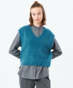 MACKINTOSH PHILOSOPHY / マッキントッシュ フィロソフィー ニット・セーター | アルパカシャギーニットベスト