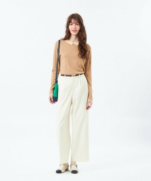 MACKINTOSH PHILOSOPHY / マッキントッシュ フィロソフィー ニット・セーター | 【Bicolor Knit Polo（バイカラーニットポロ）】ロングスリーブ | 詳細3