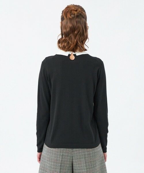 MACKINTOSH PHILOSOPHY / マッキントッシュ フィロソフィー ニット・セーター | 【Bicolor Knit Polo（バイカラーニットポロ）】ロングスリーブ | 詳細6