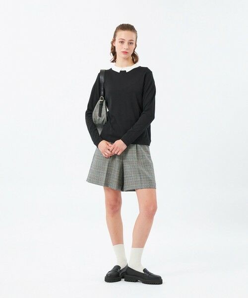 MACKINTOSH PHILOSOPHY / マッキントッシュ フィロソフィー ニット・セーター | 【Bicolor Knit Polo（バイカラーニットポロ）】ロングスリーブ | 詳細1