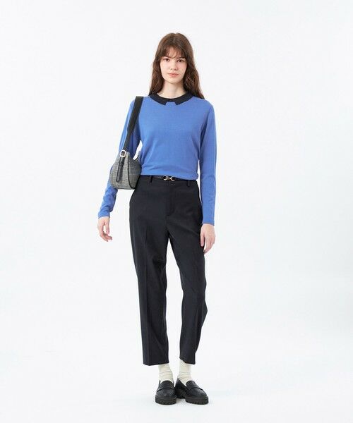 MACKINTOSH PHILOSOPHY / マッキントッシュ フィロソフィー ニット・セーター | 【Bicolor Knit Polo（バイカラーニットポロ）】ロングスリーブ | 詳細2