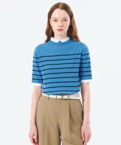 MACKINTOSH PHILOSOPHY / マッキントッシュ フィロソフィー ニット・セーター | 【2025年秋冬モデル】Cleric Collar Knit ハーフスリーブ