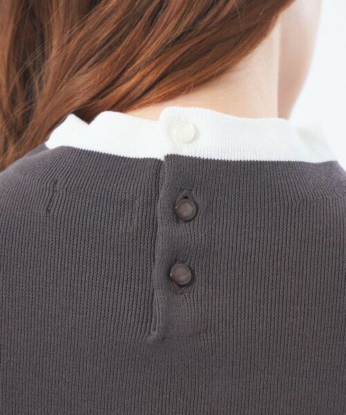 MACKINTOSH PHILOSOPHY / マッキントッシュ フィロソフィー ニット・セーター | 【2025年秋冬モデル】Cleric Collar Knit ハーフスリーブ | 詳細10