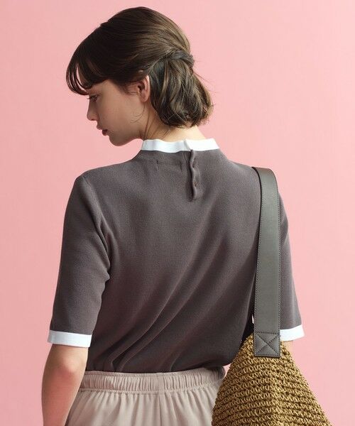 MACKINTOSH PHILOSOPHY / マッキントッシュ フィロソフィー ニット・セーター | 【2025年秋冬モデル】Cleric Collar Knit ハーフスリーブ | 詳細1