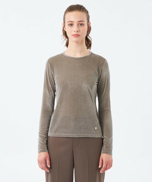 MACKINTOSH PHILOSOPHY / マッキントッシュ フィロソフィー カットソー | シアーベロアロングスリーブ | 詳細4