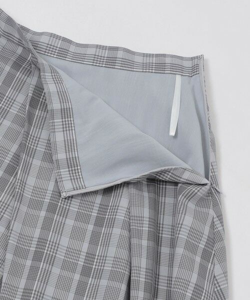 MACKINTOSH PHILOSOPHY / マッキントッシュ フィロソフィー ロング・マキシ丈スカート | ランダムタックフレアチェックスカート | 詳細6