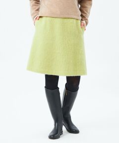 MACKINTOSH PHILOSOPHY / マッキントッシュ フィロソフィー ロング・マキシ丈スカート | ウールシャギーショートスカート