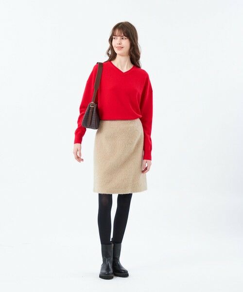 MACKINTOSH PHILOSOPHY / マッキントッシュ フィロソフィー ロング・マキシ丈スカート | ウールシャギーショートスカート | 詳細2